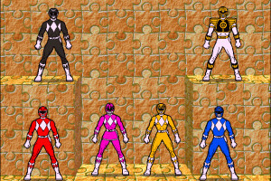 Mighty Morphin Power Rangers Jigsaw Puzzles CD-ROM abandonware