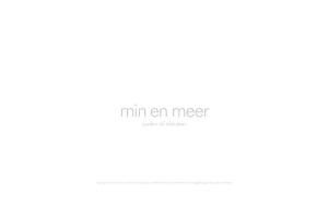 Min & Meer 0