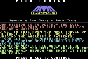 Mind Control abandonware