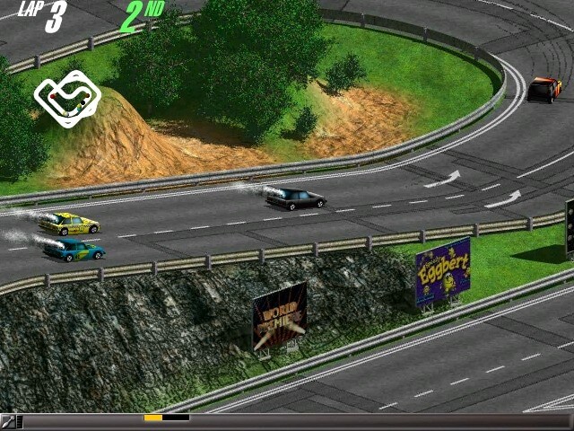 Mini Car Racing (PC, CD-ROM) eGames, Inc. - 2001 USA, Canada Release -  Eli's Software Encyclopedia
