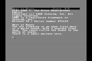 Mini-Zork 1