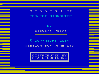 Mission 2: Project Gibraltar abandonware