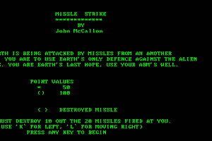 Missle Strike 1