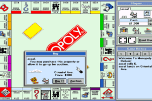 Monopoly PC (1999) : Hasbro Interactive : Free Download, Borrow