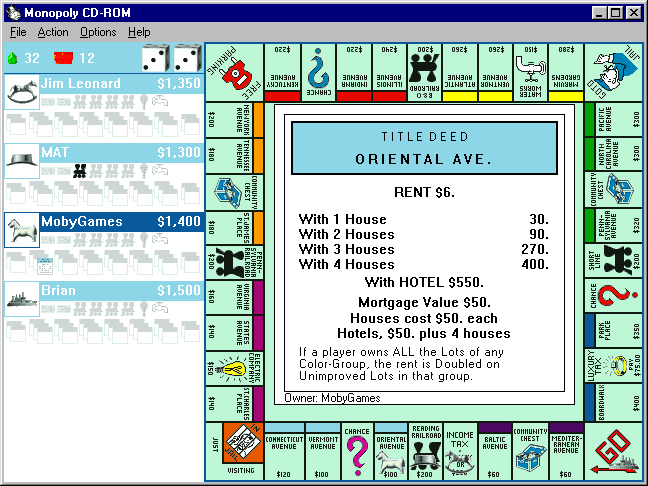 WinWorld: Westwood Monopoly 1.0