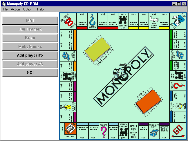 Monopoly PC (1999) : Hasbro Interactive : Free Download, Borrow