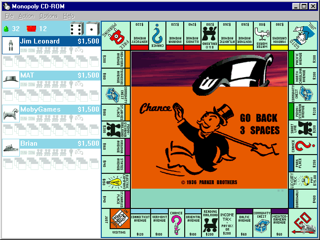 Monopoly PC (1999) : Hasbro Interactive : Free Download, Borrow