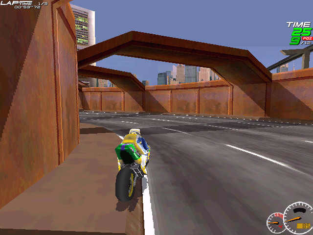 Moto Racer 1997 (em Português) - Gameplay Windows 98 