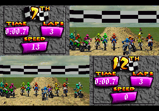 Jogo Motocross Sega 32x Original