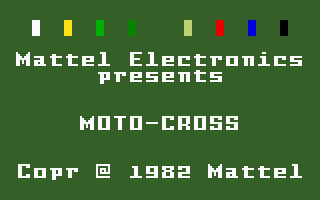 Motocross para Intellivision (1983)