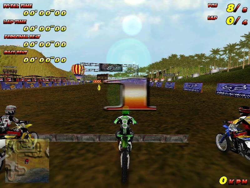 Motocross Mania (PS1 Gameplay) 