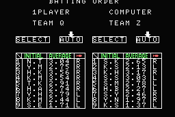 MSX Baseball II 1