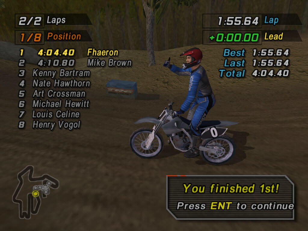 MTX Mototrax PS2 ( Motocross )