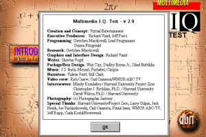 Multimedia! IQ Test 1
