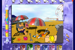 Muzzy at the Seaside 12