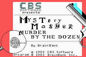 Mystery Master: Murder by the Dozen 0