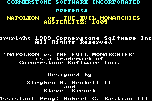 Napoleon vs. The Evil Monarchies: Austerlitz 1805 abandonware