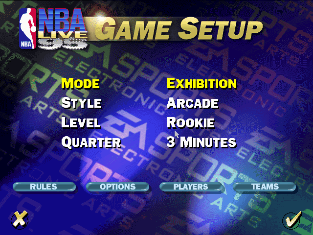 NBA Live '95 ROM - SNES Download - Emulator Games