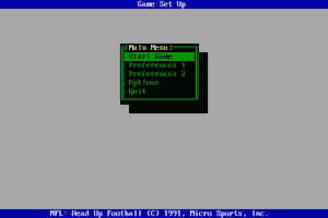 NFL Pro League Football: New 1991 Version 0