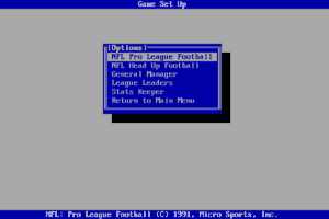 NFL Pro League Football: New 1991 Version 3