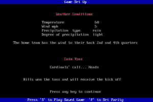 NFL Pro League Football: New 1991 Version 5