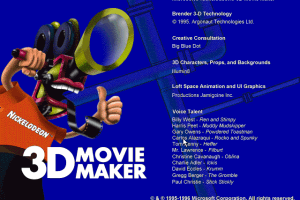 Nickelodeon 3D Movie Maker 0