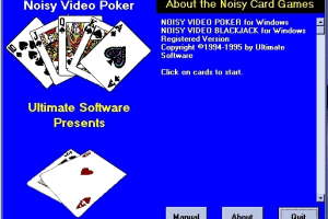 Noisy Video Poker and Blackjack 0