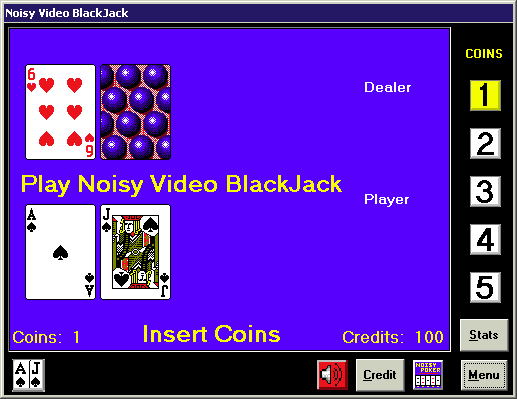 Noisy Video Poker and Blackjack abandonware