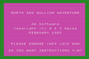 North Sea Bullion Adventure abandonware