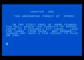 Olin in Emerald: Kingdom of Myrrh abandonware