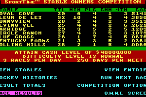 Omni-Play Horse Racing 1