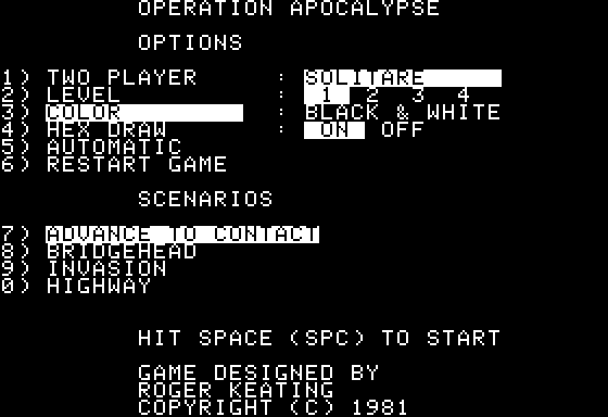 Operation Apocalypse 1