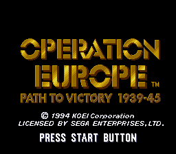 Operation Europe: Path to Victory 1939-45 1