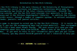 Orientation to The Van Pelt Library 1