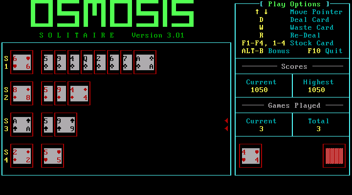 How to play Osmosis (solitaire)