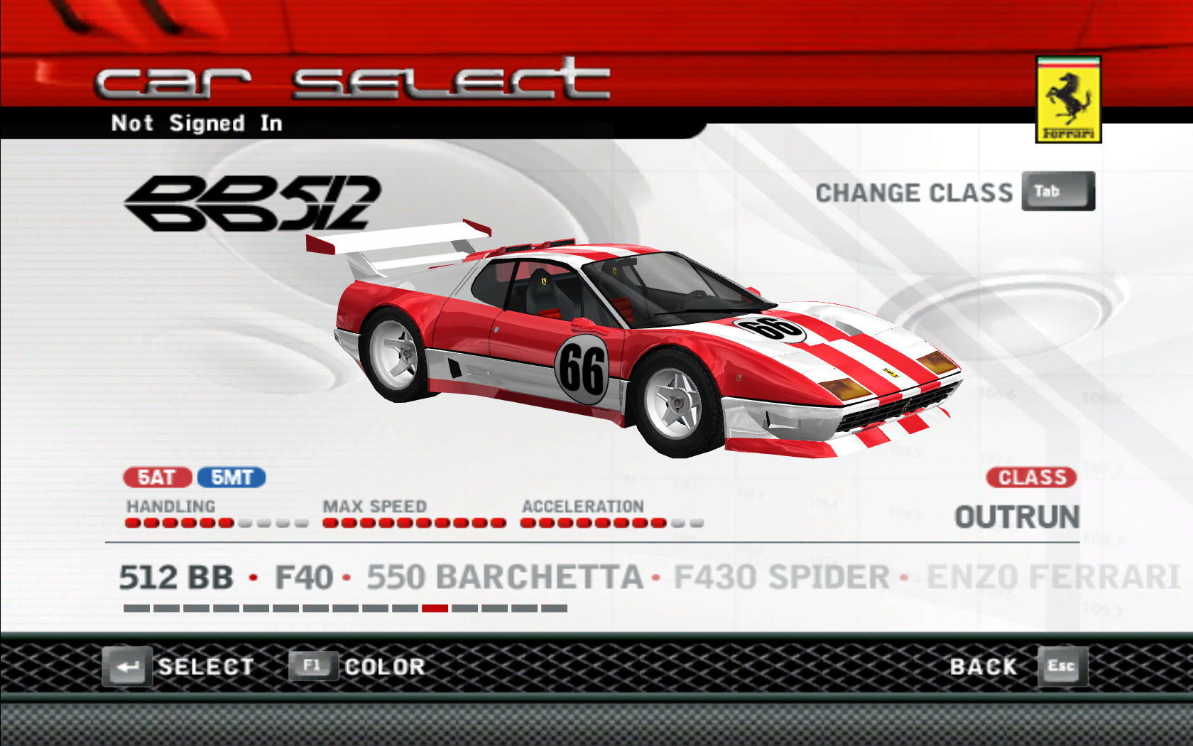 OutRun 2006 - Coast 2 Coast (Windows 10 Compatible) : Sega