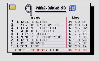 Paris Dakar 1990 19