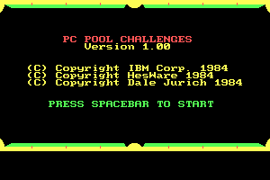PC Pool Challenges 1