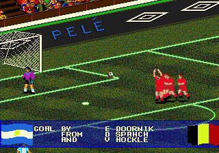 Pele's World Tournament Soccer (1994) - Sega Mega Drive / Sega Genesis -  LastDodo