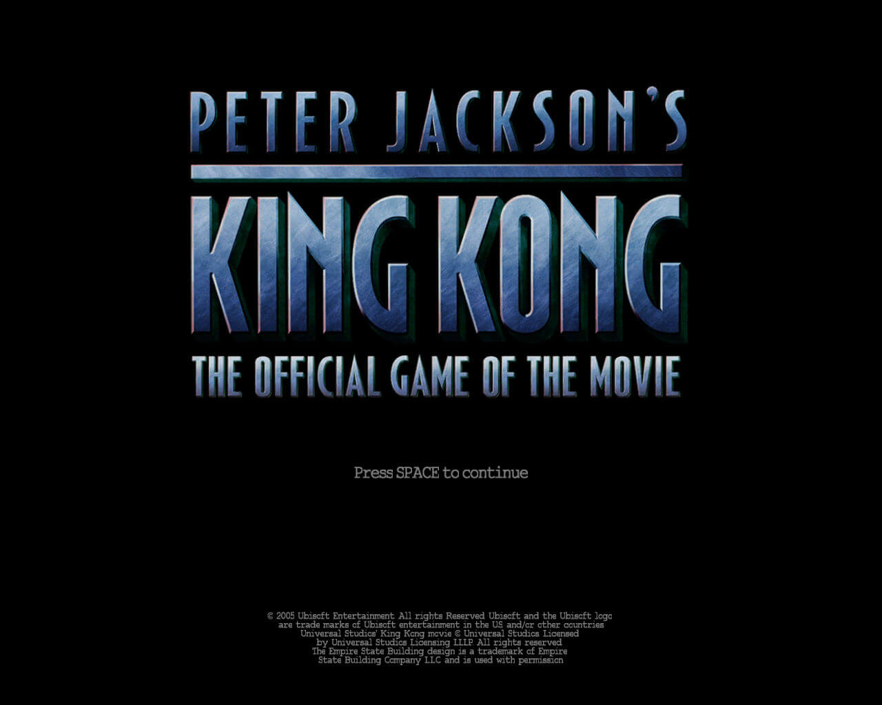 Peter Jackson's King Kong: The Official Game of the Movie - Desciclopédia