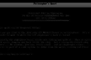 Philosopher's Quest abandonware