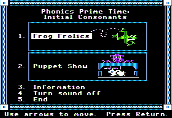 Phonics Prime Time: Initial Consonants abandonware