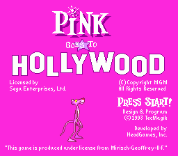 Pink Goes to Hollywood 0