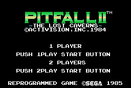 Pitfall II: Lost Caverns 0