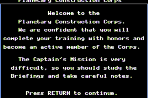 Planetary Construction Set abandonware