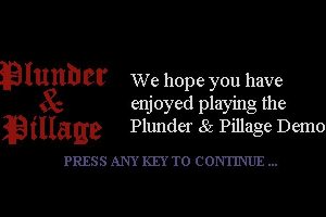 Plunder & Pillage abandonware