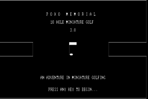Poko Memorial: 18 Hole Miniature Golf 1