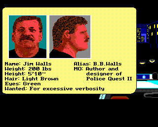 Police Quest 2: The Vengeance 1