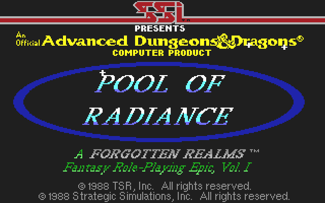 Pool of Radiance - My Abandonware