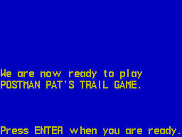 Postman Pat's Trail Game 1